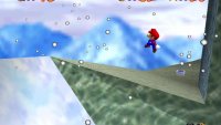 The Blue Coin Block can be found on a side path when going down the mountain