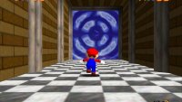 The wall of water is the entrance to Dire, Dire Docks