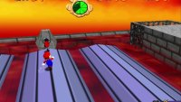 The seventh coin is sitting right in front of the flamethrower