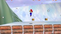 then float over to the upper ledge