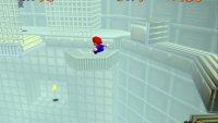 You can actually Long Jump over to it from the spinning platforms