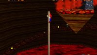 Watch out for the Fire Bar after climbing the pole