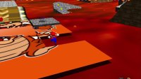 Be wary of a piece moving, making you fall in the lava