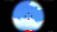 Aim for this spot to reach the star on the mushroom