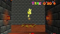 The second star will spawn if you reach the finish in under 21 seconds