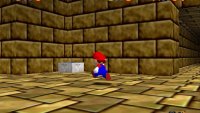 The Blue Coin Block is right inside the pyramid’s entrance
