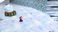 Stand behind the head to make sure the snowball will hit it