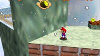 You can actually Triple Jump over this wall to reach the igloo
