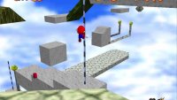 You can Long Jump to the pole from the starting platform