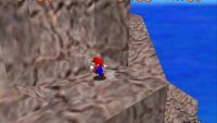 The entrance to the secret slide is right here