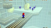 spawning seven Blue Coins for you to collect