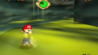 Being in the toxic gas will slowly deplete Mario’s health