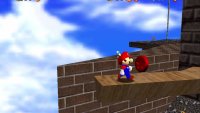 You will need to ride the rotating bridge to get Red Coin 6
