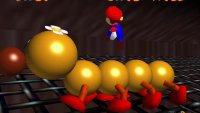 Simply jump on the Wiggler’s back to damage it