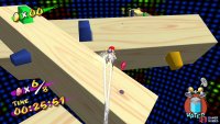 while Red Coin #7 is near the bottom of the fourth rotating beam