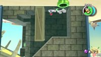 The castle will have obstacles that you can break with your spin attack
