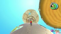 This would be the best angle to guarantee your coconut makes it to the other side