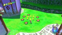 Open up all the flowers in a ring to get a lot of coins