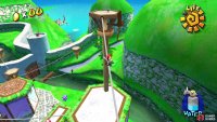 Spray the blue bird on this high platform to get Blue Coin #11