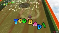 Touching the water at all equals a lost life