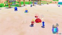 Jump on the lone red Cataquack to get Blue Coin #1