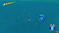 Blue Coin #11 is in the water in between the island and reef