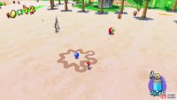 One of the hidden designs on the beach that yields a Blue Coin