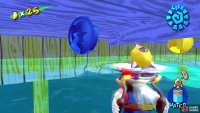 Blue Coin #28 is found underneath the large cabana on the far side of the beach