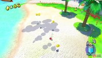 The rest of the coins will come up when you spray the beach with water