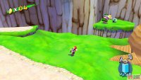 Yoshi’s egg can be found behind the tree that looks like a Pianta