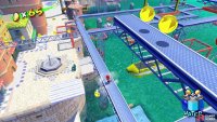 Unfortunately, some of the coins from the Bloopers will fall off the walkways