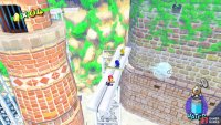 Launch yourself up to this scaffolding for Blue Coin #13