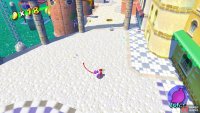 Once you hatched Yoshi, eat the nearby blue butterflies for a coin