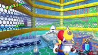 then go inside and defeat the lone Blooper for a Blue Coin