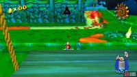 Spray the graffiti triangle down the path from the bath area to spawn in Blue Coin #11.