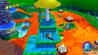 When you’ve reached the fludd pack, use it to spray the graffiti M for Blue Coin #15.