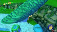 Use Yoshi to also eat all the bees from the beehive behind the palm tree to the left of the bath area, in order to obtain Blue Coin #20.