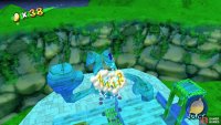 Blue Coin #8 is found by ground pounding the Pianta statue’s nose.