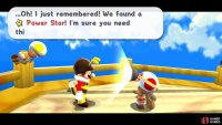 The Toads in the treetops will hand you over a Power Star