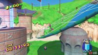 Wall jumping up to the mirror and then hovering over to the mountain path