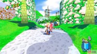 Keep up with Shadow Mario so you can spray him with lots of water