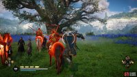 You can begin the fight by assassinating one of the soldiers on horseback to take them out quickly, before calling your mount.