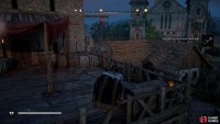 You’ll find the second key on the balcony of the tower.