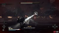 Balor will slam his weapon on the ground without warning before the bean begins to follow you.