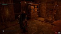 Destroy the small wooden box and move the barricades to access the chest.
