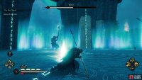 If you’re hit by a magical bolt, you will be sent flying into the air, at which point you can slow down time and shoot the Builder’s head.