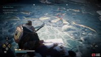 Shoot the ice and dive into the water to find the key to the door.
