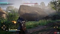 You’ll need to burn houses marked by teal objectives.