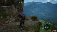 Carry Einar down the mountain path to the bottom.
