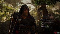 Choose what you want when Stowe asks to speak with the Saxons first. It won’t have a serious impact on the story.
